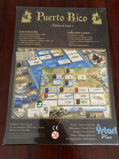Rio Grande Jeu de Plateau Puerto Rico (Limité Anniversaire Édition