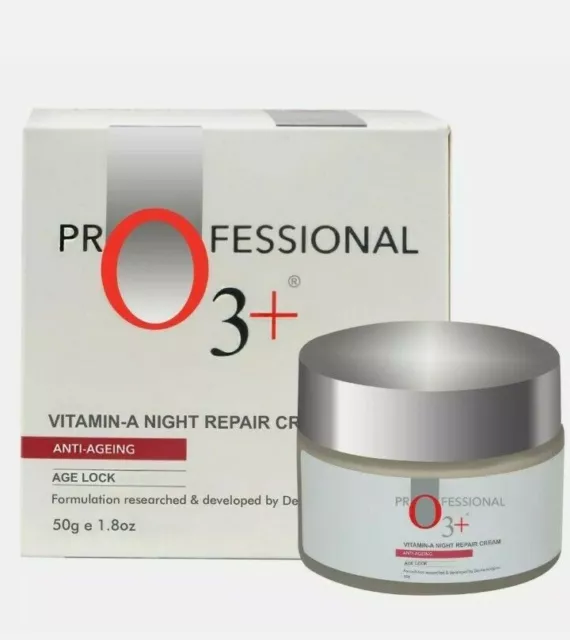 Crema facial reparadora nocturna con vitamina A antienvejecimiento O3 + (50...