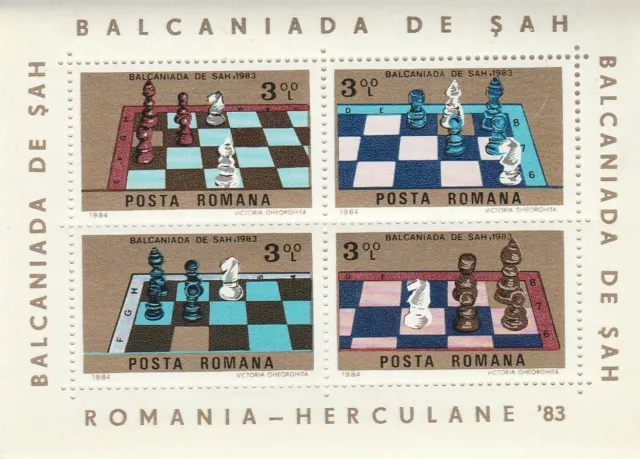 Schach Rumänien Postfrisch 2420