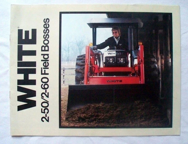 White 2-50 2-60 Field Bosses Tractors Sales Brochure