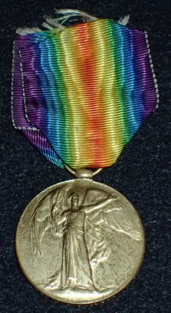 WWI British Inter-Allied Victory Medal PTE F.C. ENGLISH Royal Irish Fusiliers