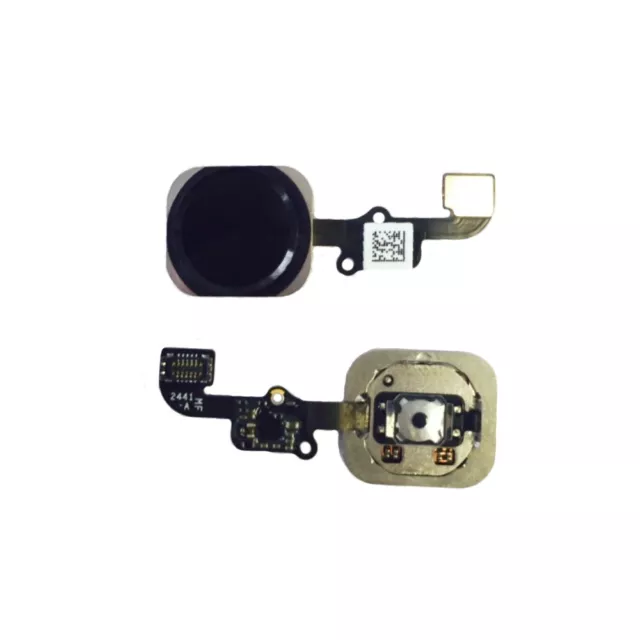 Haupt Knopf für iPhone 6 Menü Navigation Home Button Main Key Flex black schwarz