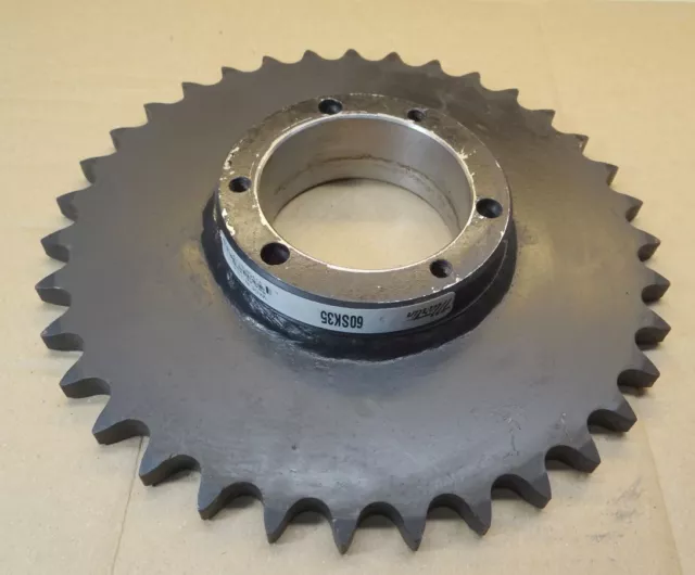 MARTIN SPROCKET & GEAR 60SK35 Bushing Bore Roller Chain Sprocket 60 / 3/4 in, 35