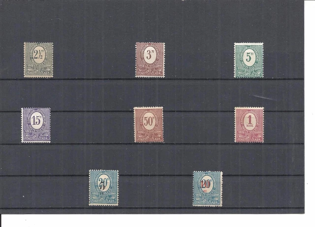 Oberschlesien 1920, Einzelmarken aus MiNrn: 1 - 12 **, Auswahl, postfrisch **