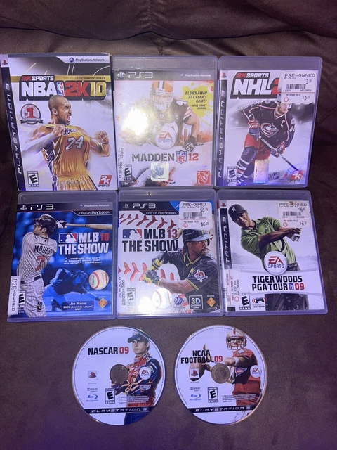 LOT OF 10 PlayStation 3 PS3 Games TIGER WOODS NHL Hockey FIFA