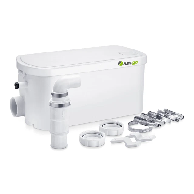Pompa per Doccia 250W Trituratore Maceratore 100L/min per doccia e lavandino Pompa per Doccia 250W Trituratore Maceratore 100L/min per doccia e lavandino
