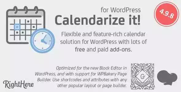 Calendarize it! for WordPress  - WordPress Plugin & Updates ⭐GPL⭐ WordPress