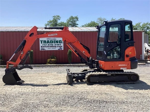 2019 Kubota Kx033-4 Mini Excavator