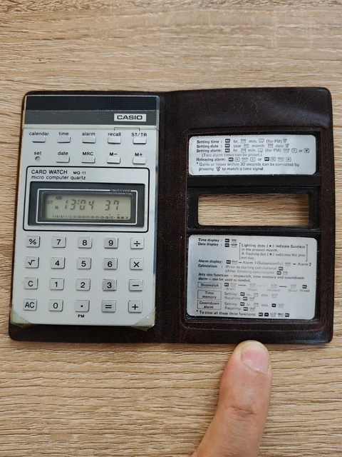 Casio PB 80 Pocket Computer – Ordinateur De Poche Vintage, Pour Pièces Ou Collection, Ne S’allume Pas