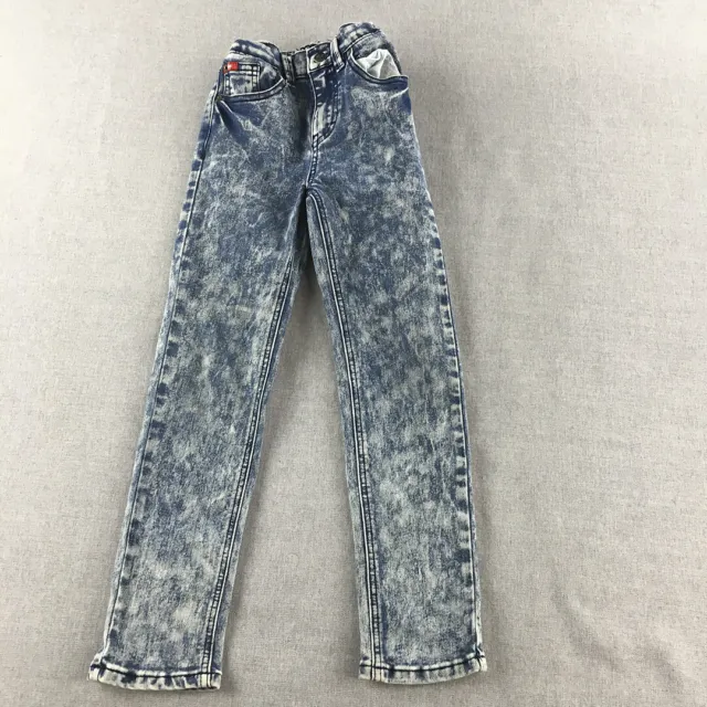 Lee Cooper Kids Boys Jeans Size 6 Blue Stone Wash Skinny Denim