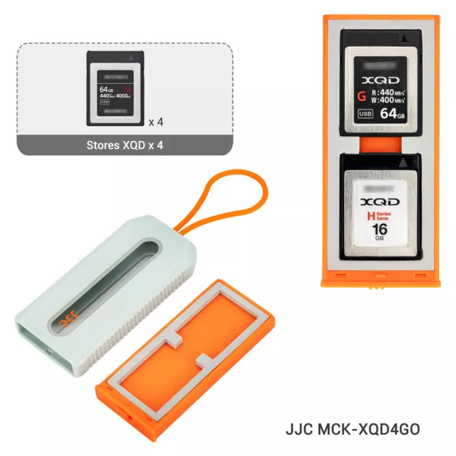 JJC Memory Card Case - Fits 4 x CF, 8 x Micro SD, 8 x XD