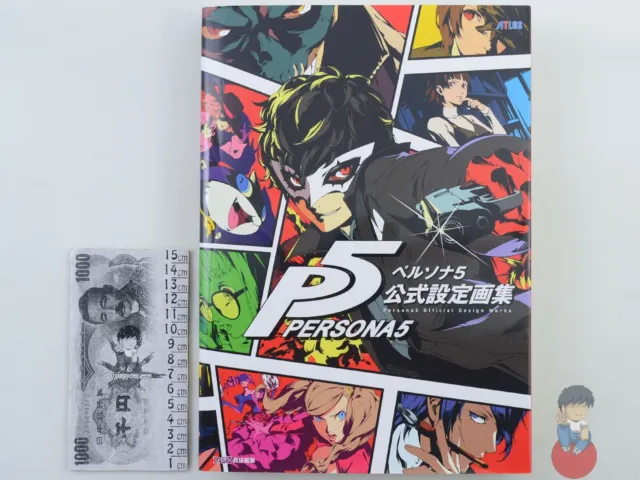 Artbook - Persona 5 - P5 Official Design Works PS4 - Game Illustration Book Japa