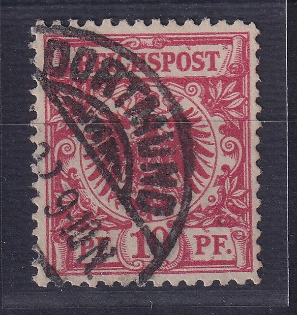 Dt. Reich 10 Pf Krone/Adler Mi.-Nr. 47 b CE, gestempelt, geprüft BPP