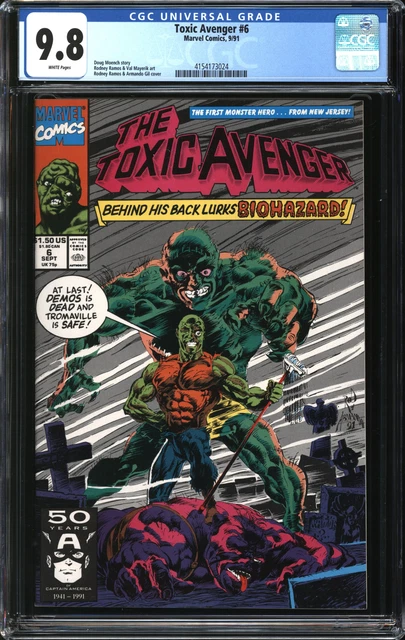 Toxic Avenger (1991) #6 CGC 9.8 NM/MT