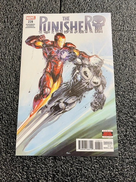 Punisher #228 (Nm) 2018 Marvel Comics - 1St Print - War Machine Clayton Crain