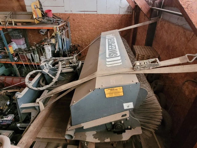 HD 72" Skidsteer skid steer sweeper angle broom sweepster  bobcat cat