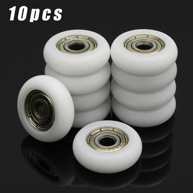 Lot de 10 roues de voiture en caoutchouc avec 5 axes ronds pour modélisme de voiture, camion, robot, accessoires de rechange (2,5 x 45 mm