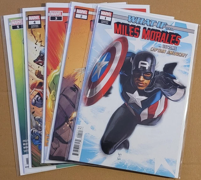 What If Miles Morales 1-5 Complete Comic Lot Run Set Marvel Collection VF Key!
