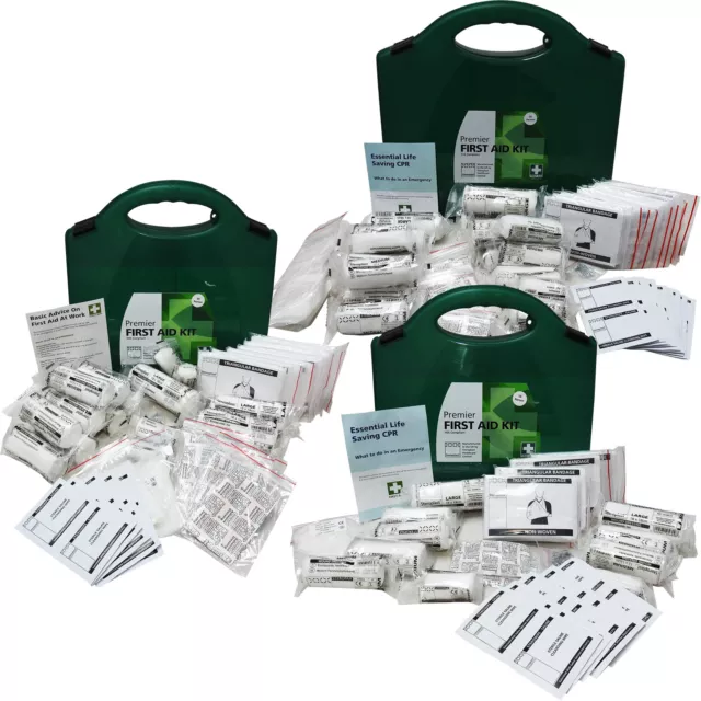 Steroplast HSE Compliant Premier Response First Aid Kit, 10, 20, 50 Person