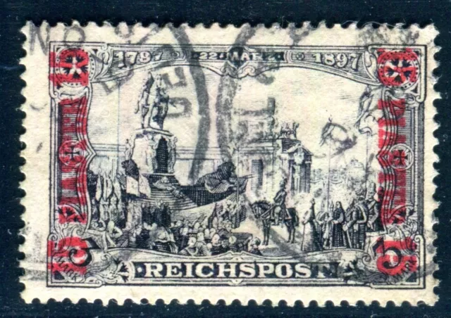 DEUTSCHE KOLONIEN TÜRKEI 1900 22I/II gestempelt TADELLOS gepr HOLLMANN BPP(M3942