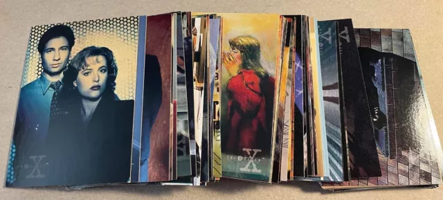 THE X-FILES SEASON 1 COMPLETE 72-CARD SET 1995 TOPPS - + 3 bonus cards