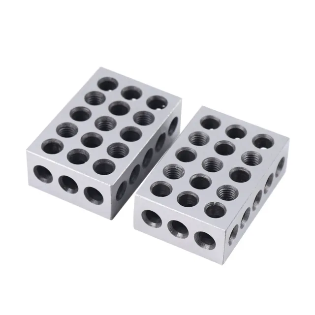 10X 1-2-3" Precision Blocks 23 Holes Set up Block Set 0.0001" Matched Mill SALE