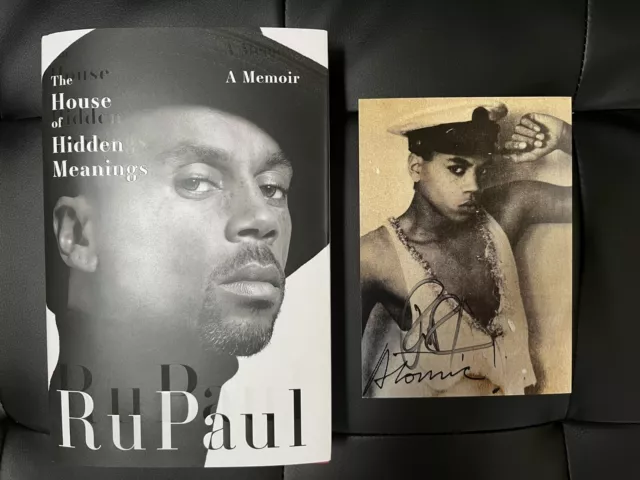 The House of Hidden Meanings & SIGNED PRINT, RuPaul (2024 Hardcover)