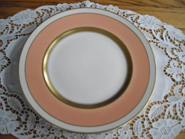 Vintage Syracuse China Old Ivory O.P.CO. PINK GOLD  9" Plate ~