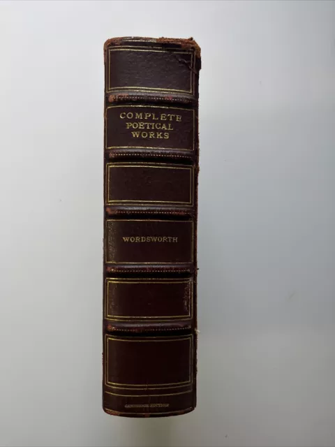 William Wordsworth Complete Poetical Works Cambridge Edition Copyright 1904