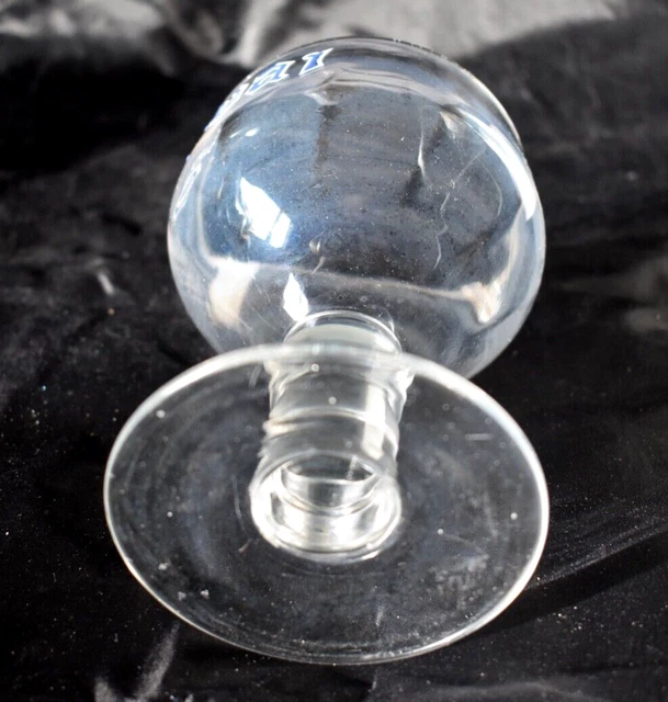 Grand VASE en CRISTAL MOULÉ à motifs de TOURNESOL