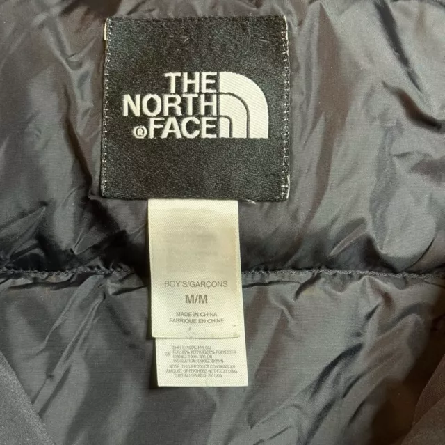 THE NORTH FACE Black HyVent Goose Down Parka Hooded Jacket Coat Kid ...