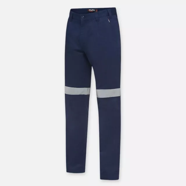 NEW King Gee Reflective Navy Drill Pants K53020 Size 36/92R - 2 pairs available