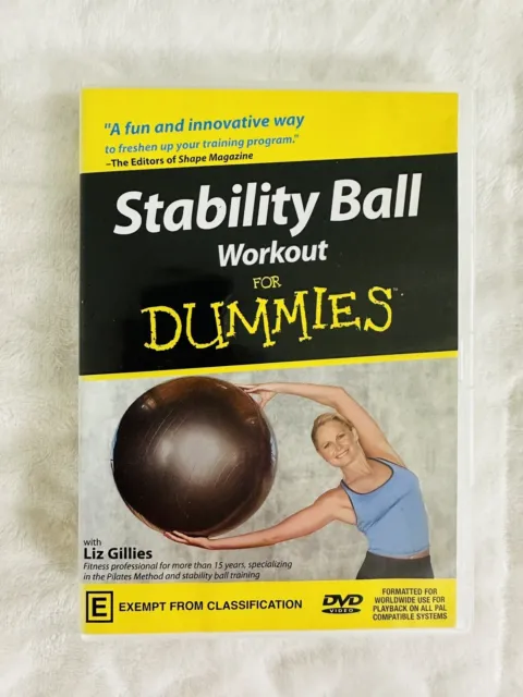 STABILITY BALL WORKOUT For Dummies - DVD Region 0 - Brand New £5.32 -  PicClick UK
