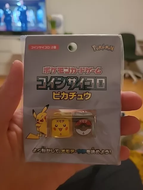 Pokemon Center Japan Coin dice Pikachu Pokemon