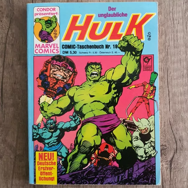 Comics ► Der unglaubliche Hulk | Comic-Taschenbuch Nr.19 ◄ Marvel | Condor