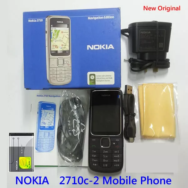100% Genuine Original Nokia 2710c-2 GSM 2MP Bluetooth Unlock Mobile Phone RM-586