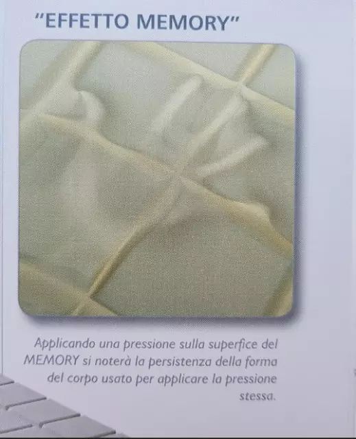 Materasso Singolo Memory Foam Poliuretano HQ Anatomico Ortopedico con Areazione 2