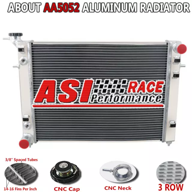 3 Row Radiator For Holden COMMODORE VG VN VP VR VS V6 3.8L 1988-1997 AT MT ASI