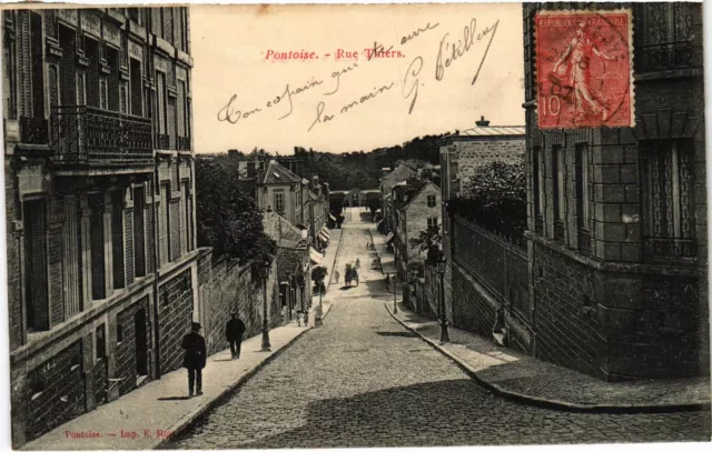 CPA Pontoise Rue Thiers FRANCE (1308681)