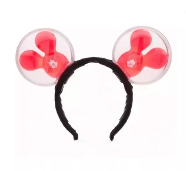ADULT DISNEY PARKS Mickey Mouse Balloon Light-Up Ears Headband Best Day ...