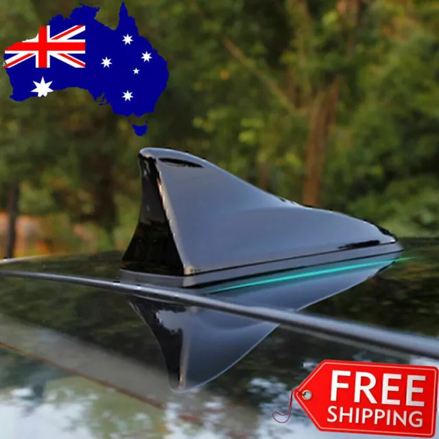 Universal Auto Car Roof Radio AM/FM Signal Shark Fin Aerial Antenna Black /