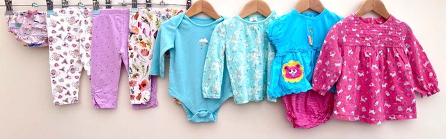 Baby Girls Bundle Of Clothing Age 6-9 Months Next Mothercare Tu