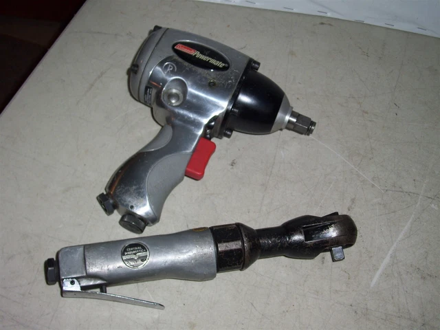 Coleman Air Impact Wrench & Central Pneumatic Air Ratchet