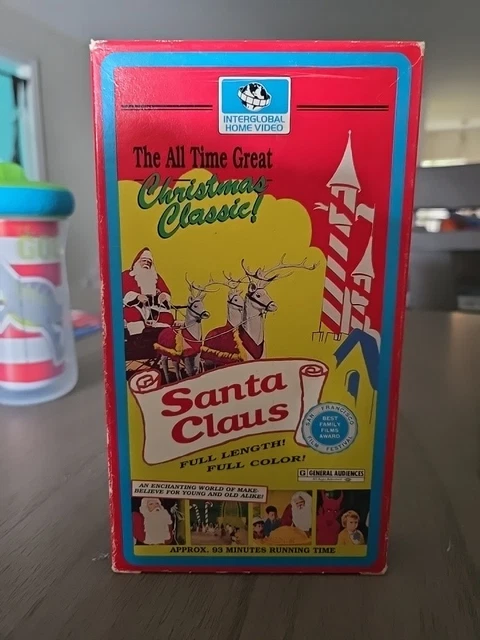サンタクロースVHS 正規品 Santa Claus Songs VHS Tape 1995 7 Great Holiday Songs Sights