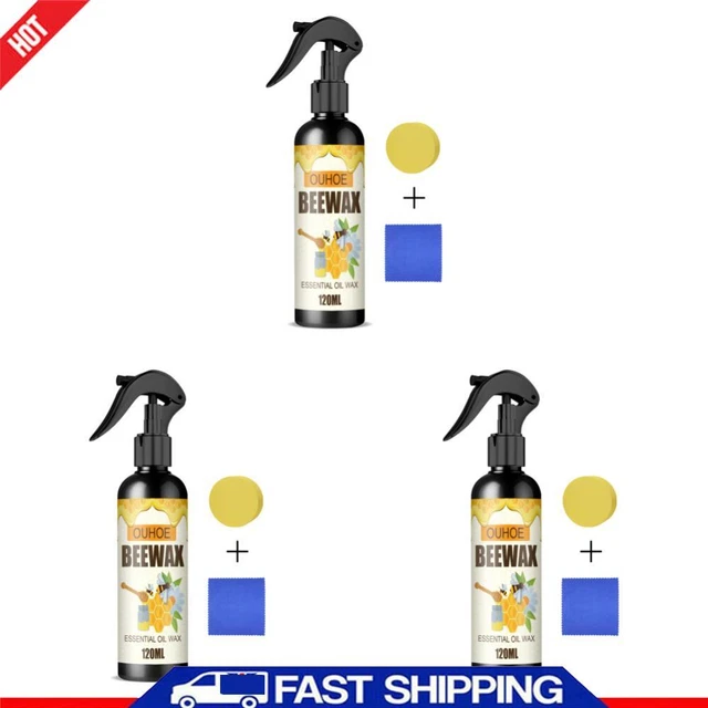 120ml Protezione Mobili Lucidatura Usura Spray Cera d'Api Resistente Per Pavimento (B)