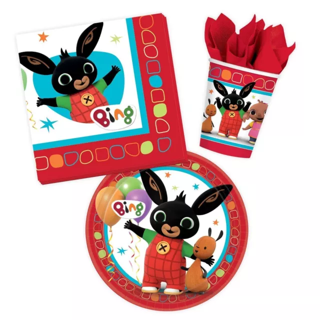 Bing Lapin Fête Vaisselle Set Table Pique Enfants Filles Garçons Pâques Birthday