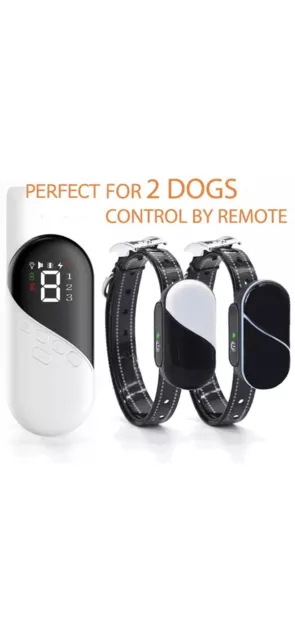 Collier d'entraînement Pumila Dog - collier de choc rechargeable avec vibration bip S