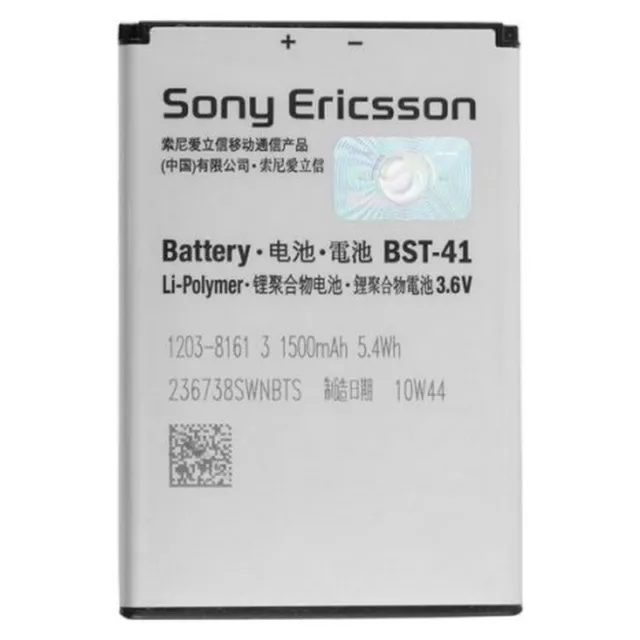 Sony Batterie Original BST-41 pour Xperia Play X1 X2 X10 1500mAh Pièce Nouvelle