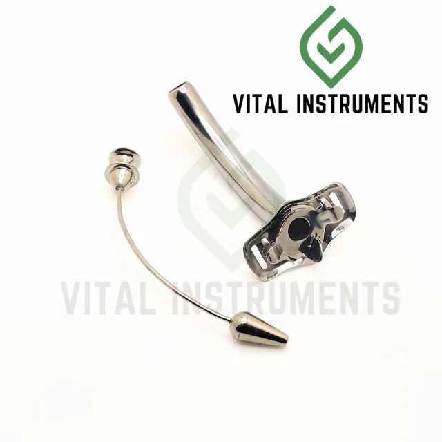 Chevaliar Jackson Tracheostomy Tube #7 Tracheotomy Metal ENT Surgical Instrument
