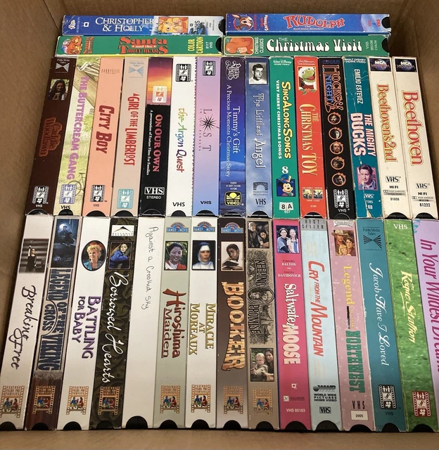 VHS LOT 66 Family and Kids Entertainment Video Tapes All Pre owned 10.